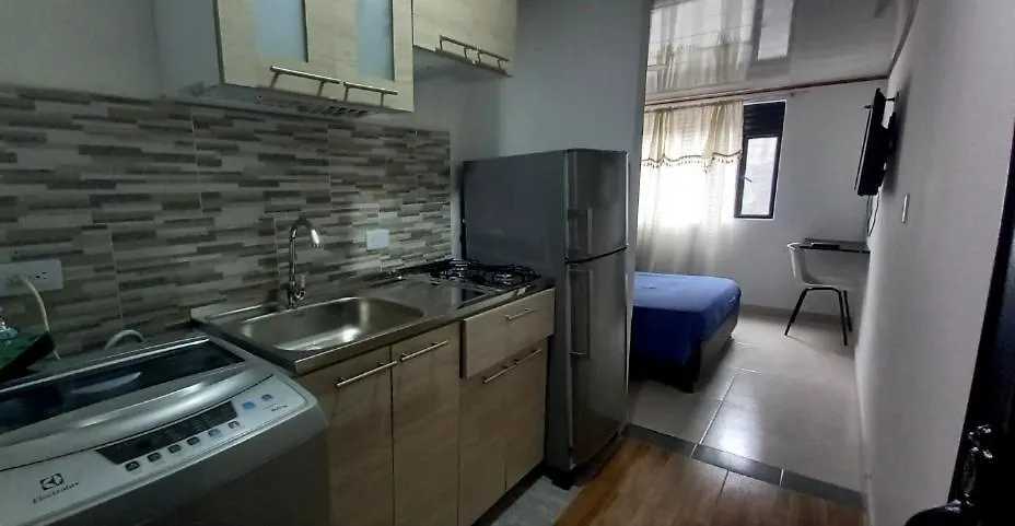 Lägenhet Apartaestudios Con Cocina Independiente Cerca Al Aeropuerto Bogota 1 Piso Colombia