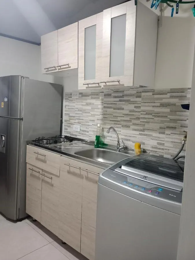 Lägenhet Apartaestudios Con Cocina Independiente Cerca Al Aeropuerto Bogota 1 Piso